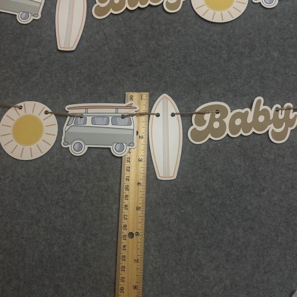 Baby Shower  Decor “Baby on Board” includes 2 Banners & a Cake Topper